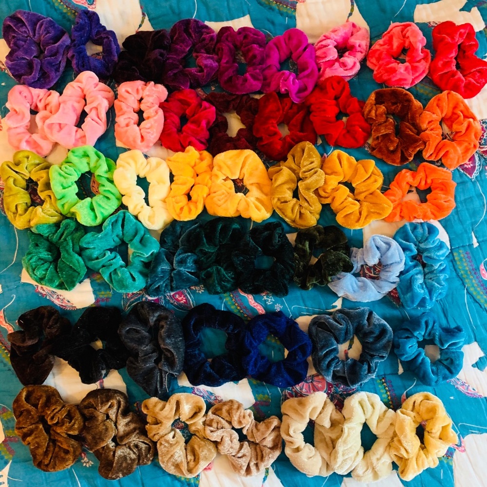 Scrunches! Rainbow of colors! 🌈